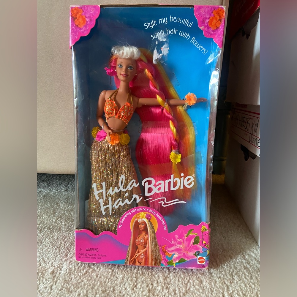 Vintage 1996 Hula Hair Barbie